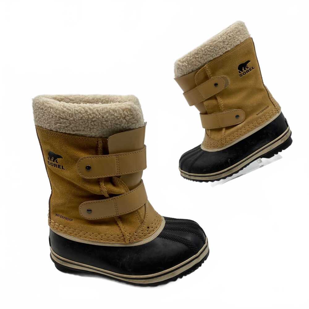 Sorel Kids Snow Boot Waterproof Tan 12T Boys | Regular